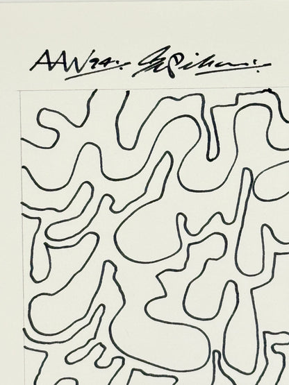 Monochromatic Original Artwork No.227- ARTHUR ALLAN WILSON, Scottish | 1944-2024