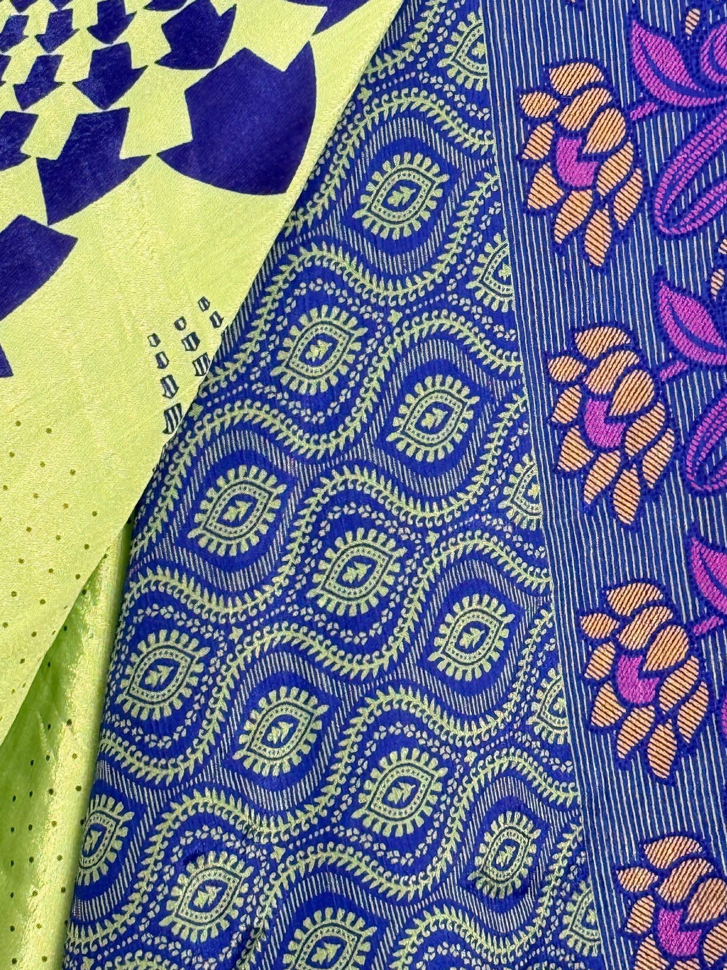 Vintage Saree Silk Wrap Skirt