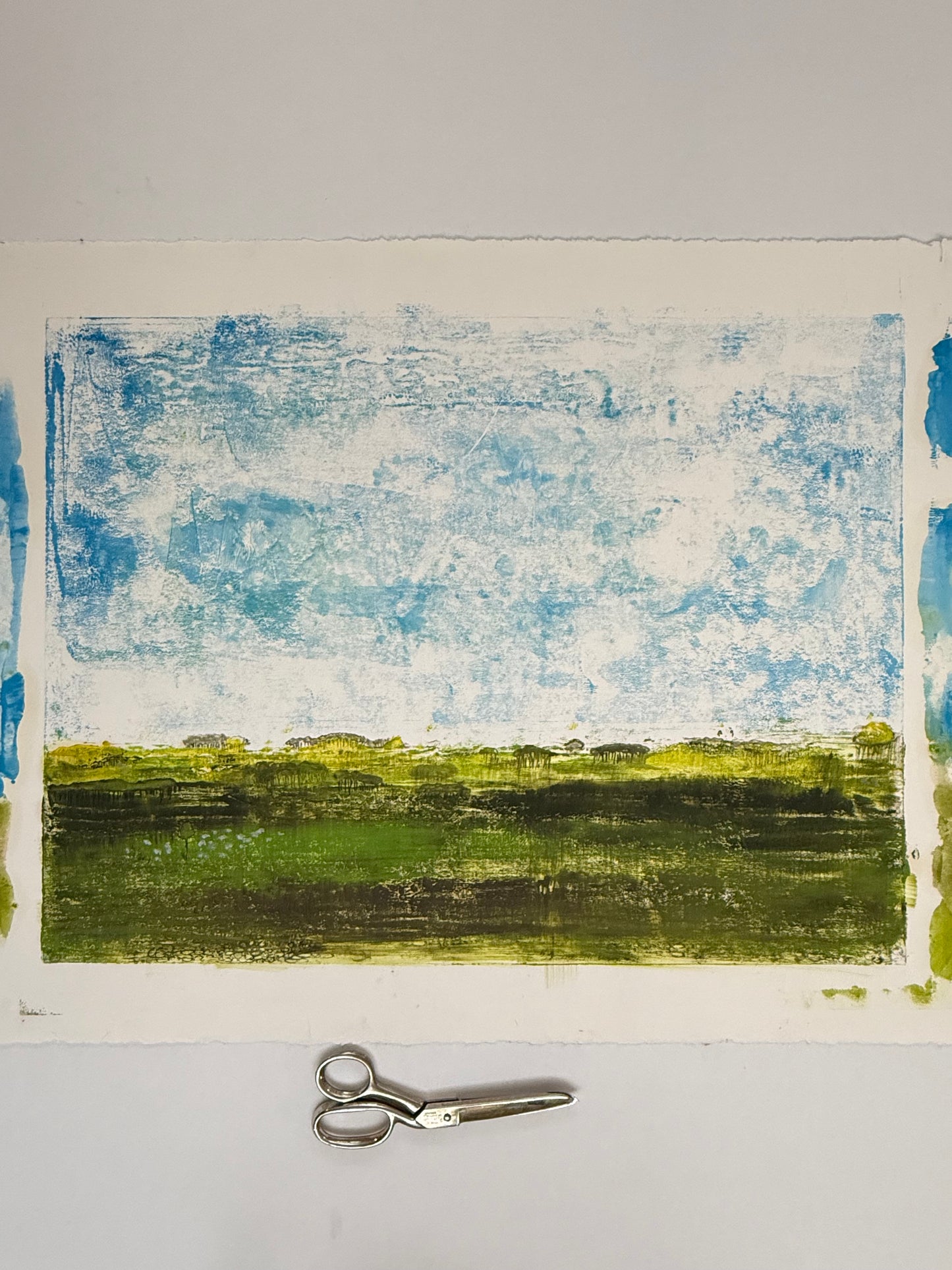 Untitled Landscape - Mixed Media