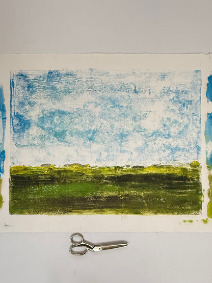 Untitled Landscape - Mixed Media