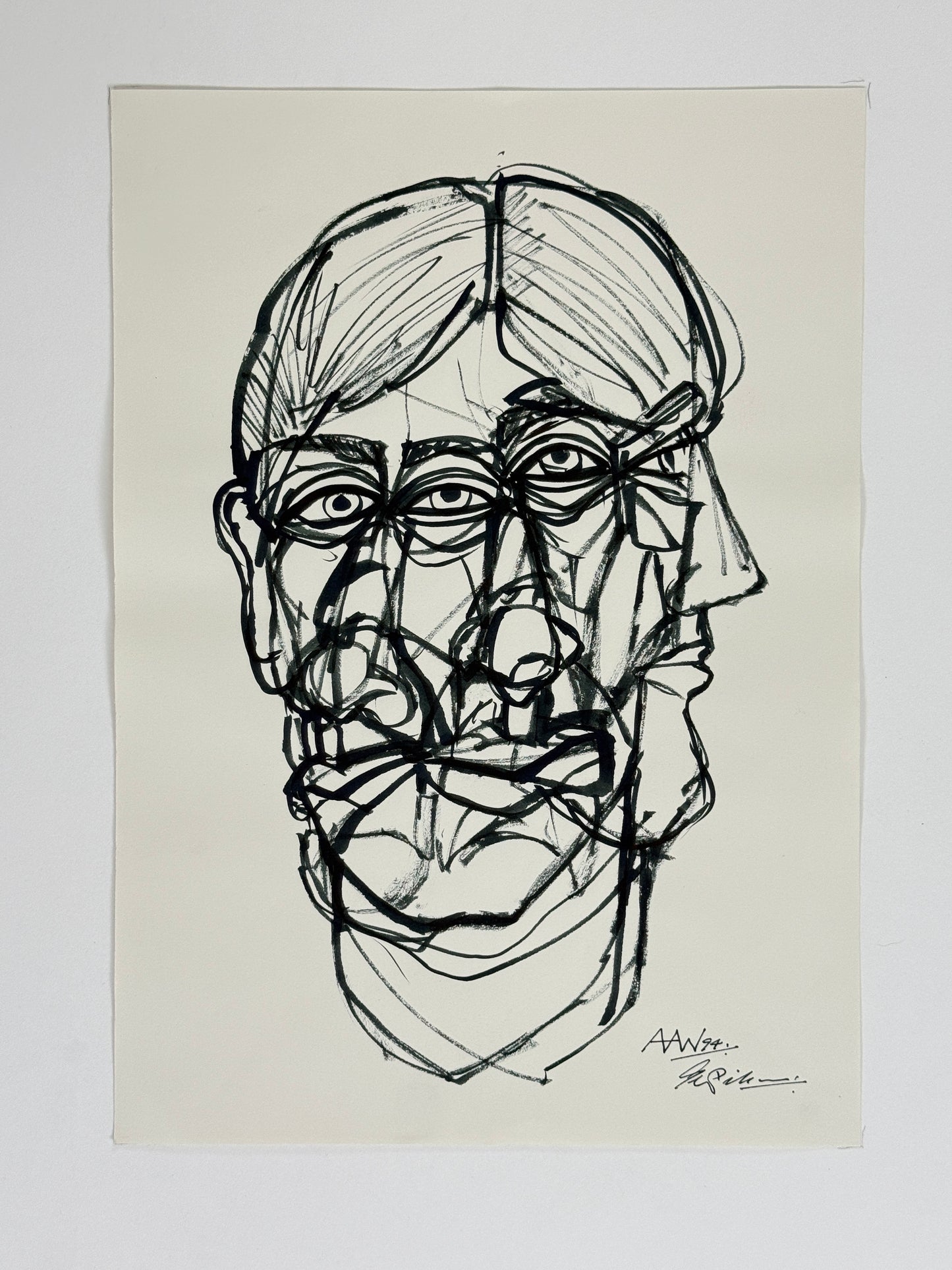 Monochromatic Original Artwork No.280 - ARTHUR ALLAN WILSON, Scottish | 1944-2024
