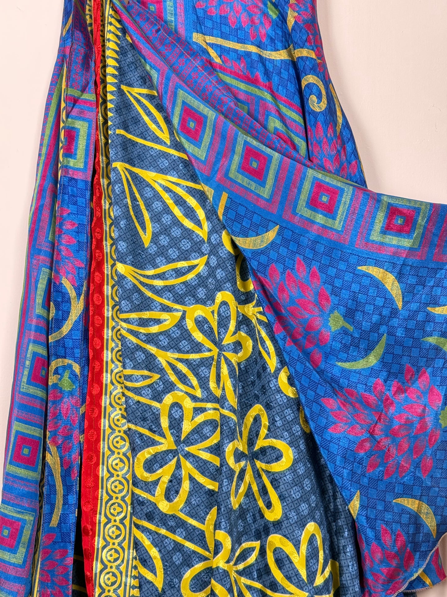 Vintage Saree Silk Wrap Skirt