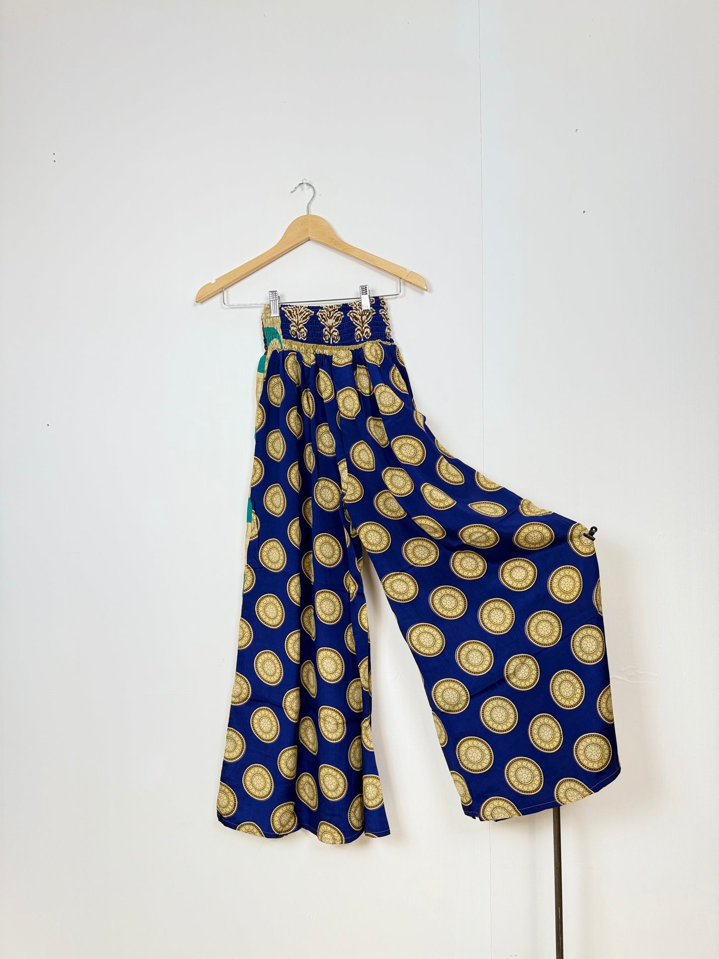 Vintage Saree Silk Trousers & Shirt Co-ordinated Set