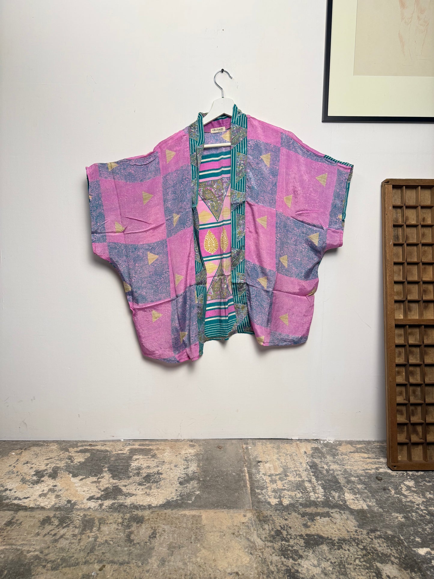 Vintage Saree Silk Shrug Blouse