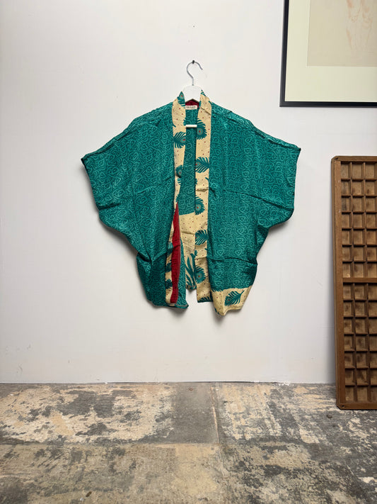 Vintage Saree Silk Shrug Blouse