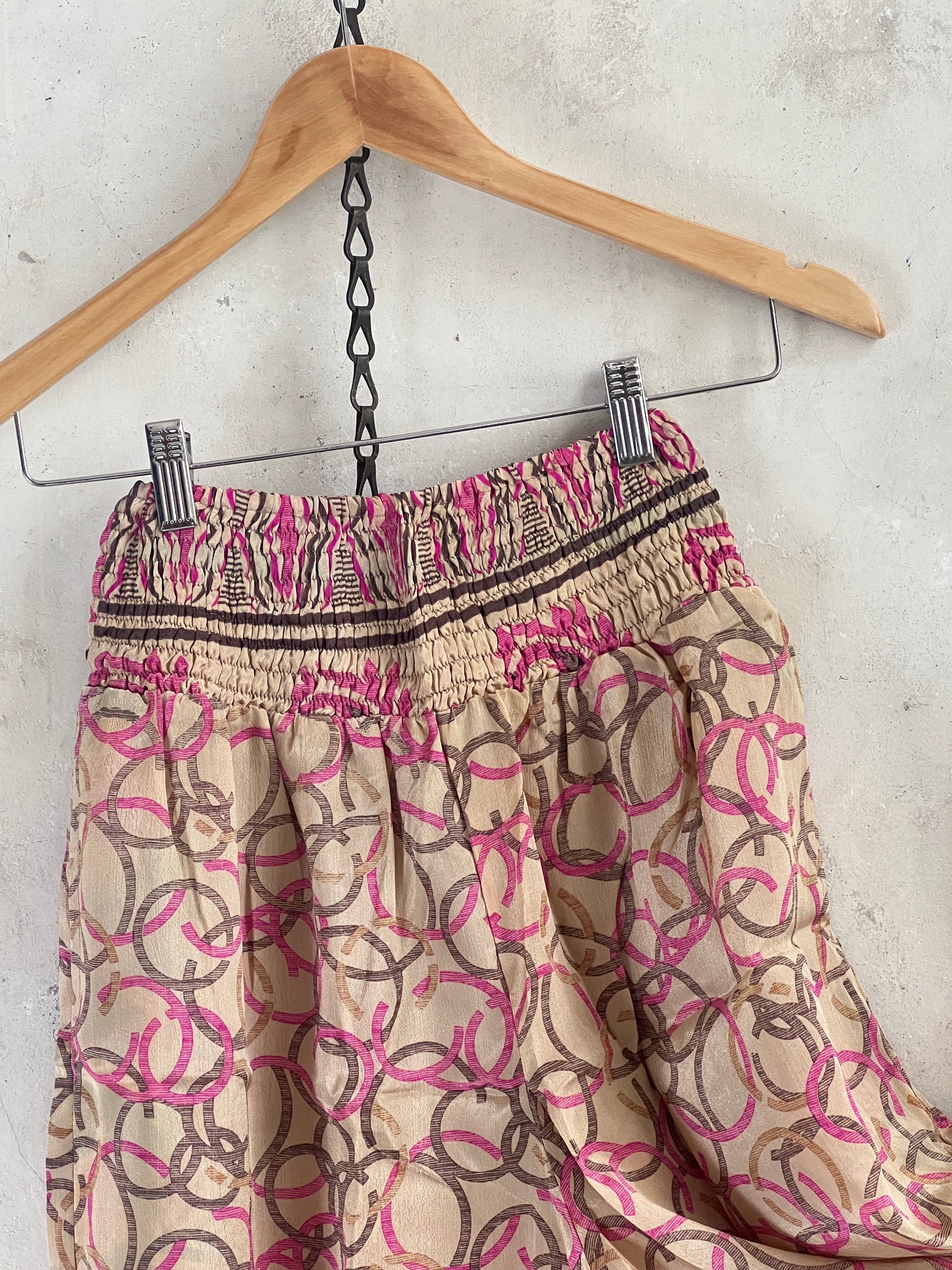 Vintage Saree Silk Trousers & Shirt Co-ordinated Set