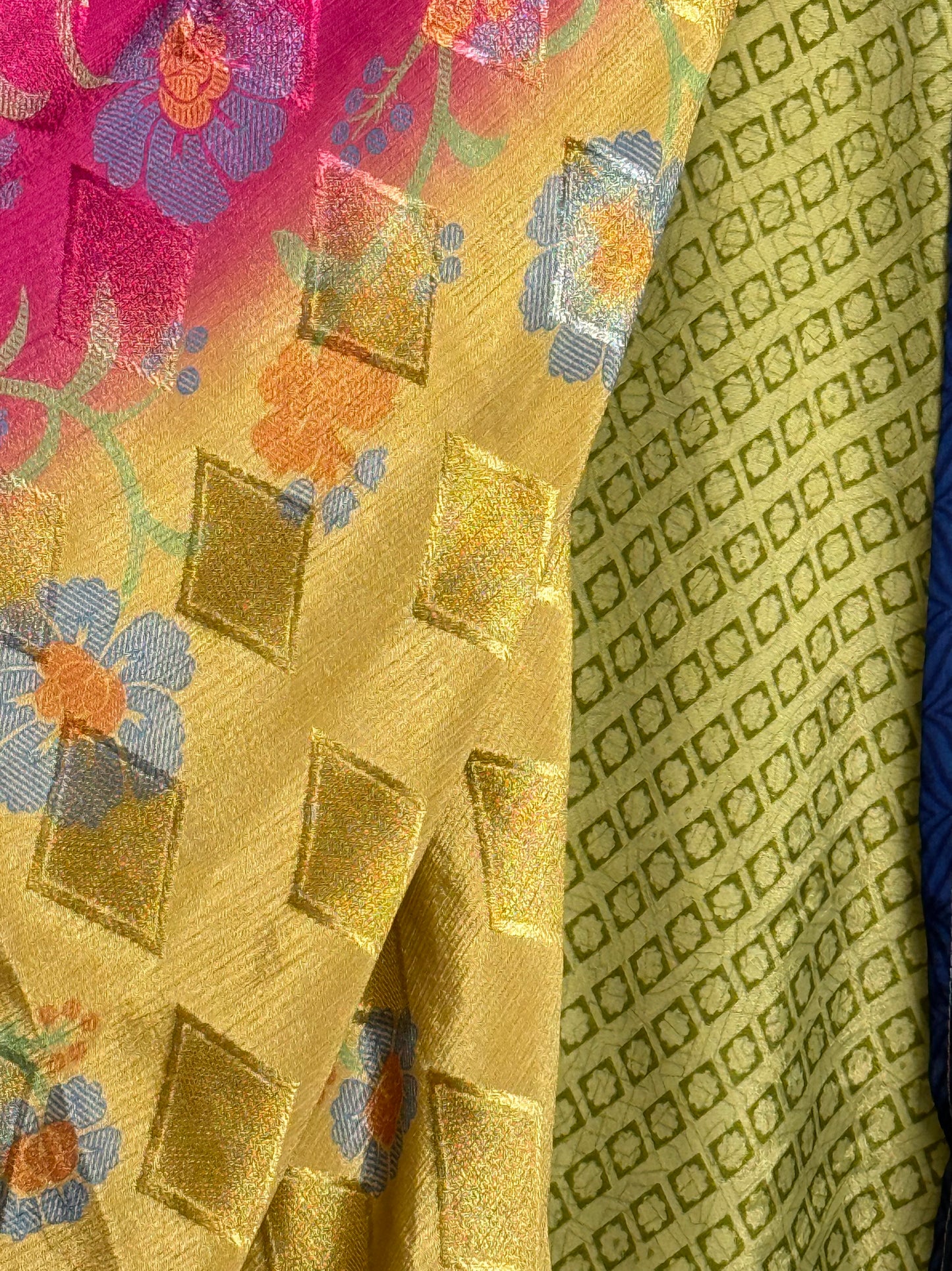 Vintage Saree Silk Wrap Skirt