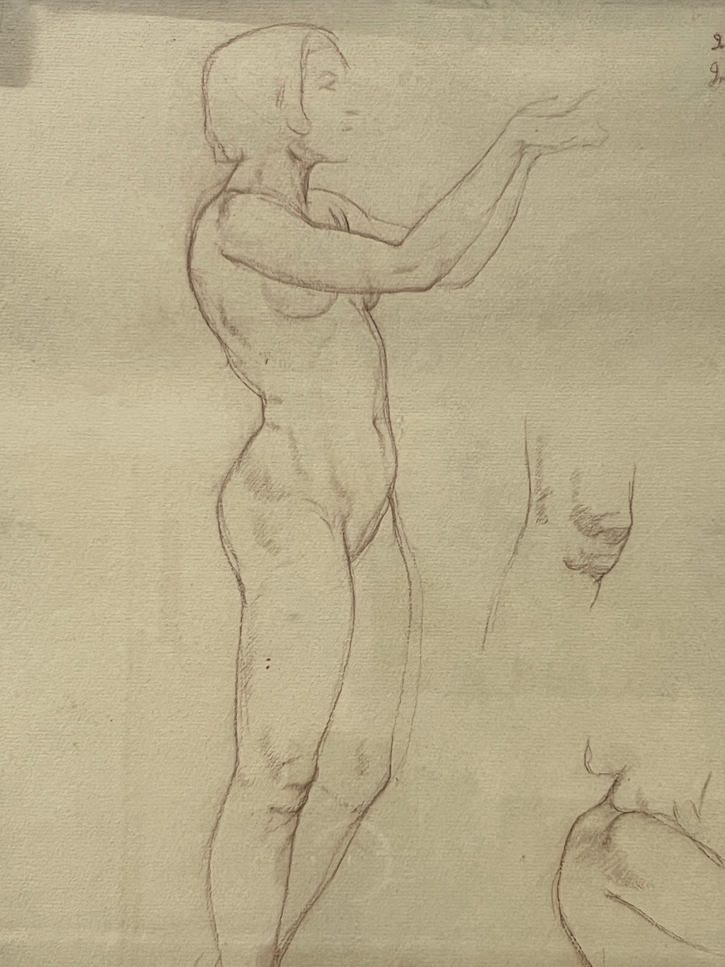 Drawing of Standing Female Nude - 1920’s