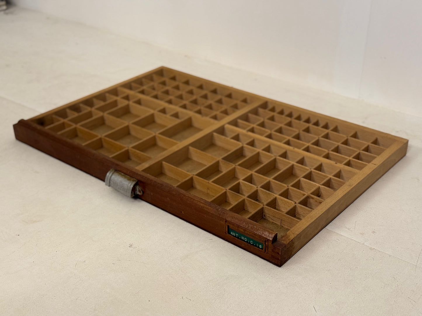 A 1950's French Printers Typeset Tray No 3