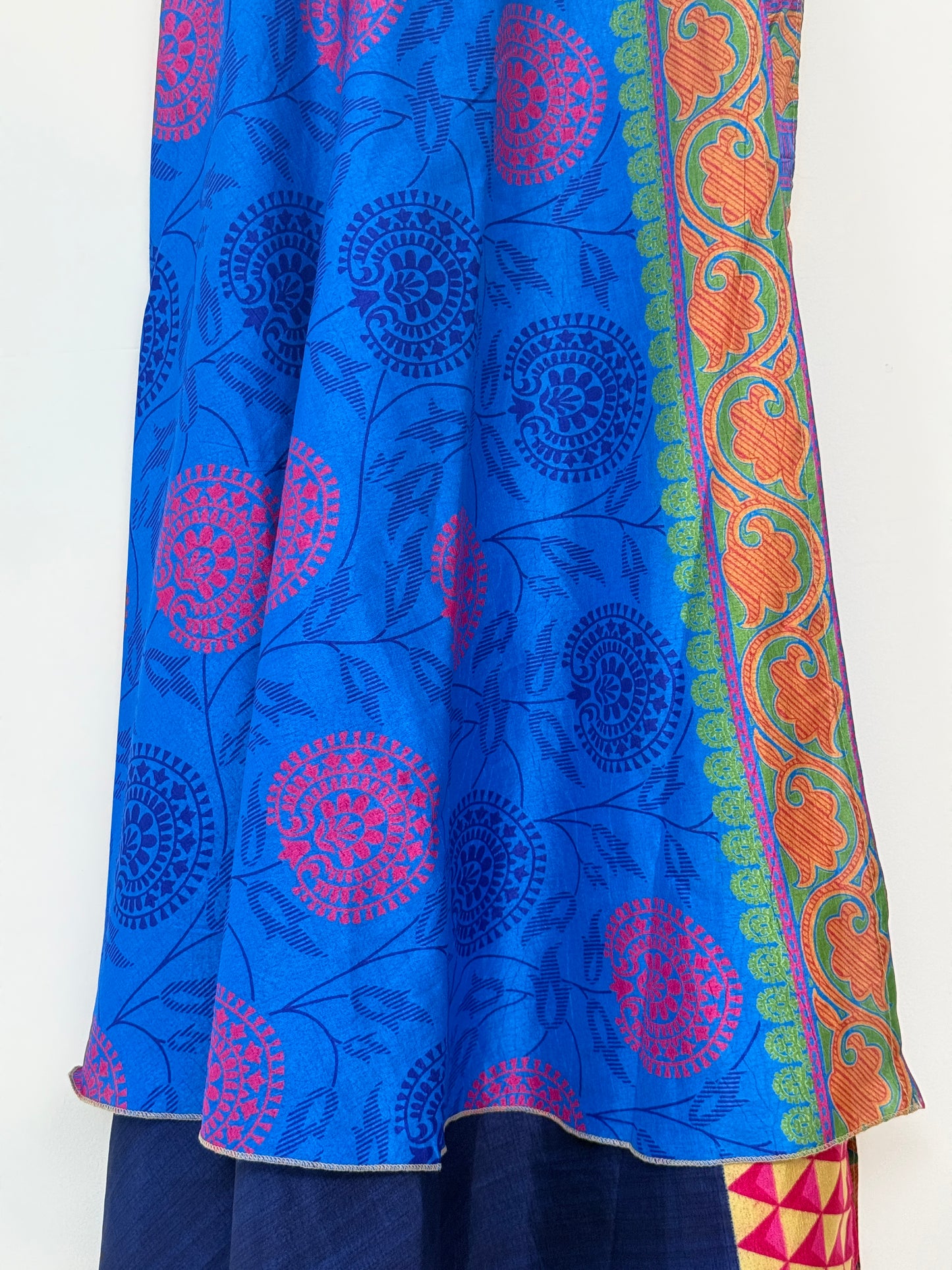 Vintage Saree Silk Wrap Skirt