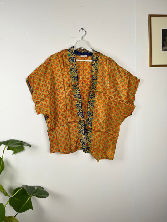 Vintage Saree Silk Shrug Blouse
