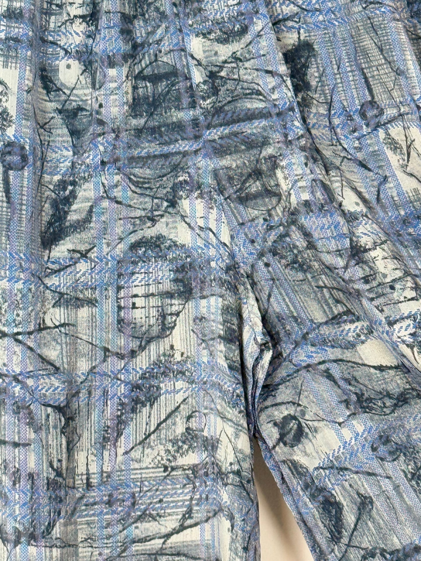 Vintage Saree Silk Trousers & Shirt Co-ordinated Set