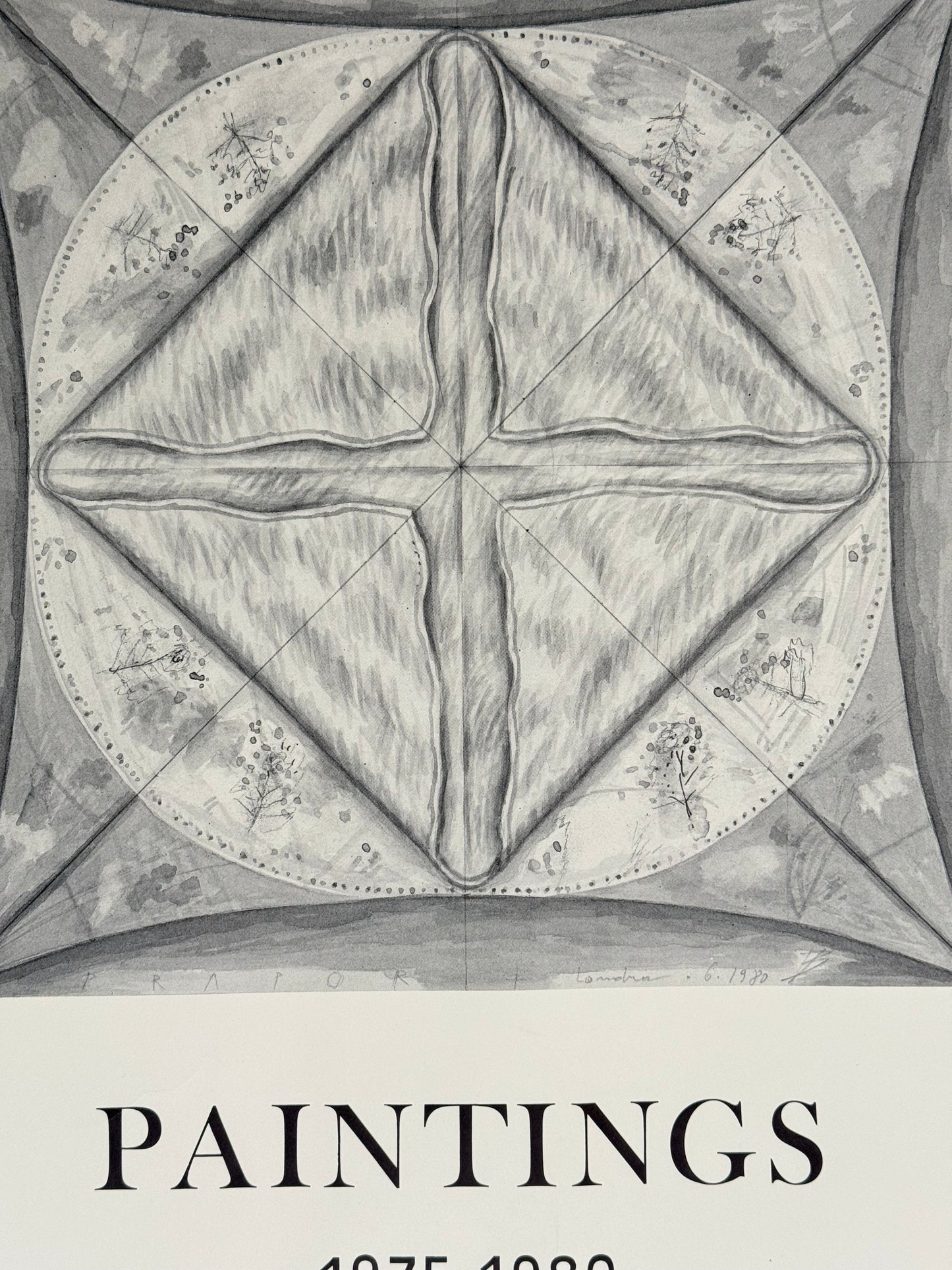 HORIA BERNEA Paintings 1975-1980, Liverpool Academy of Arts | Art Poster