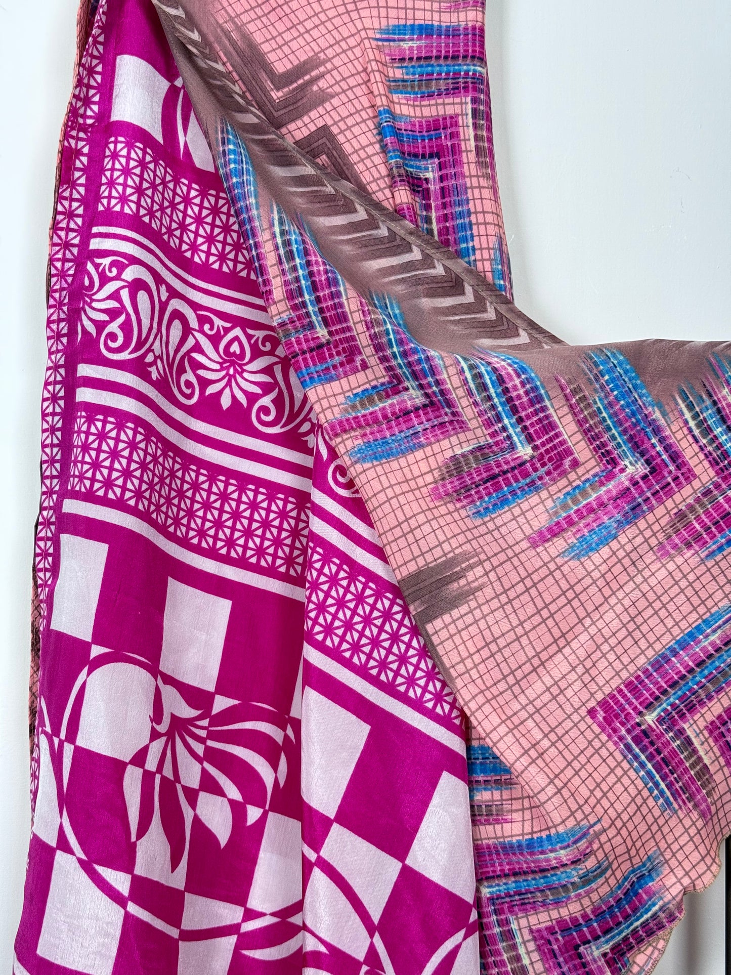 Vintage Saree Silk Wrap Skirt