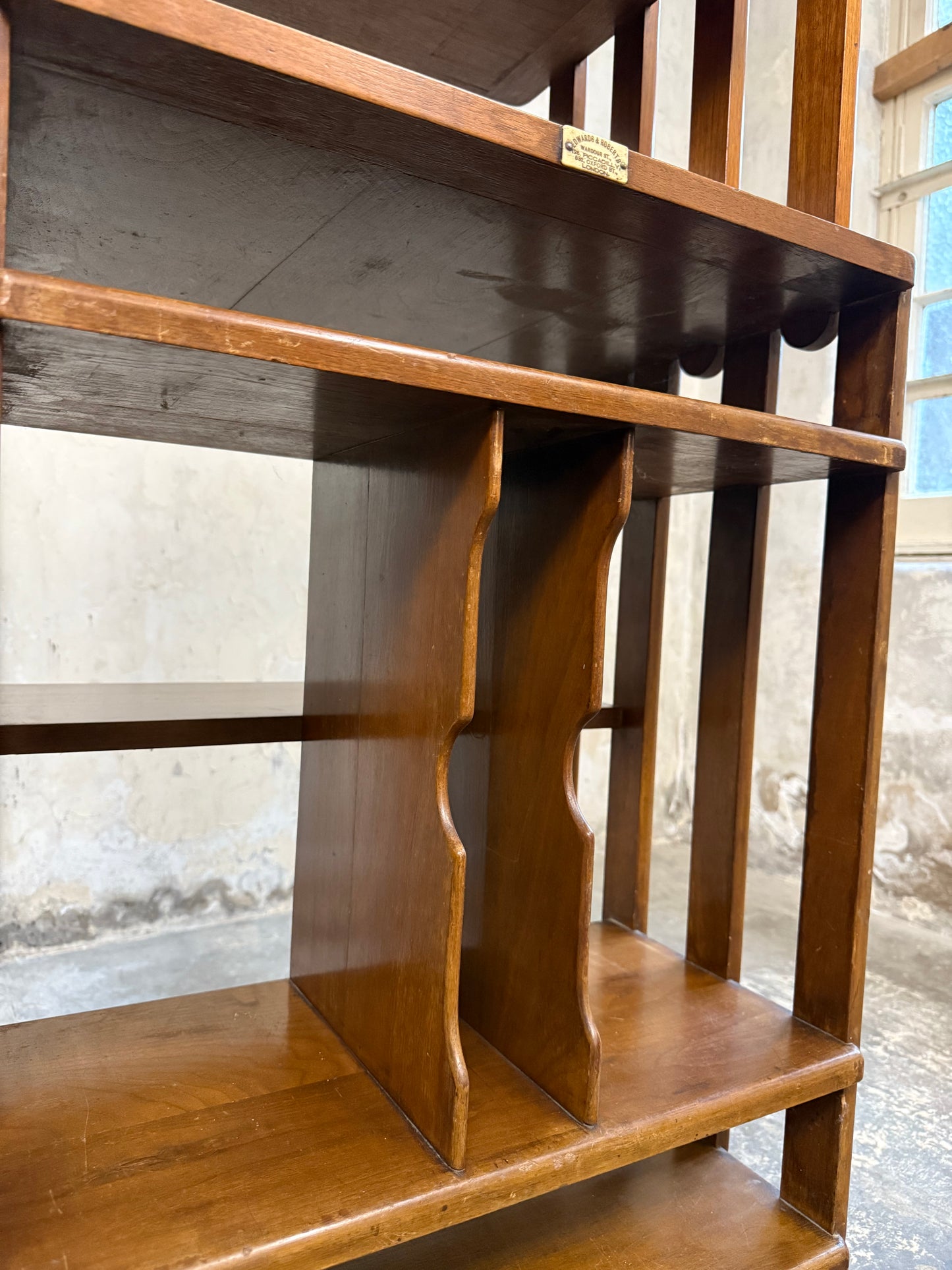 Late 19th Century Revolving Bookcase by Edwards & Roberts