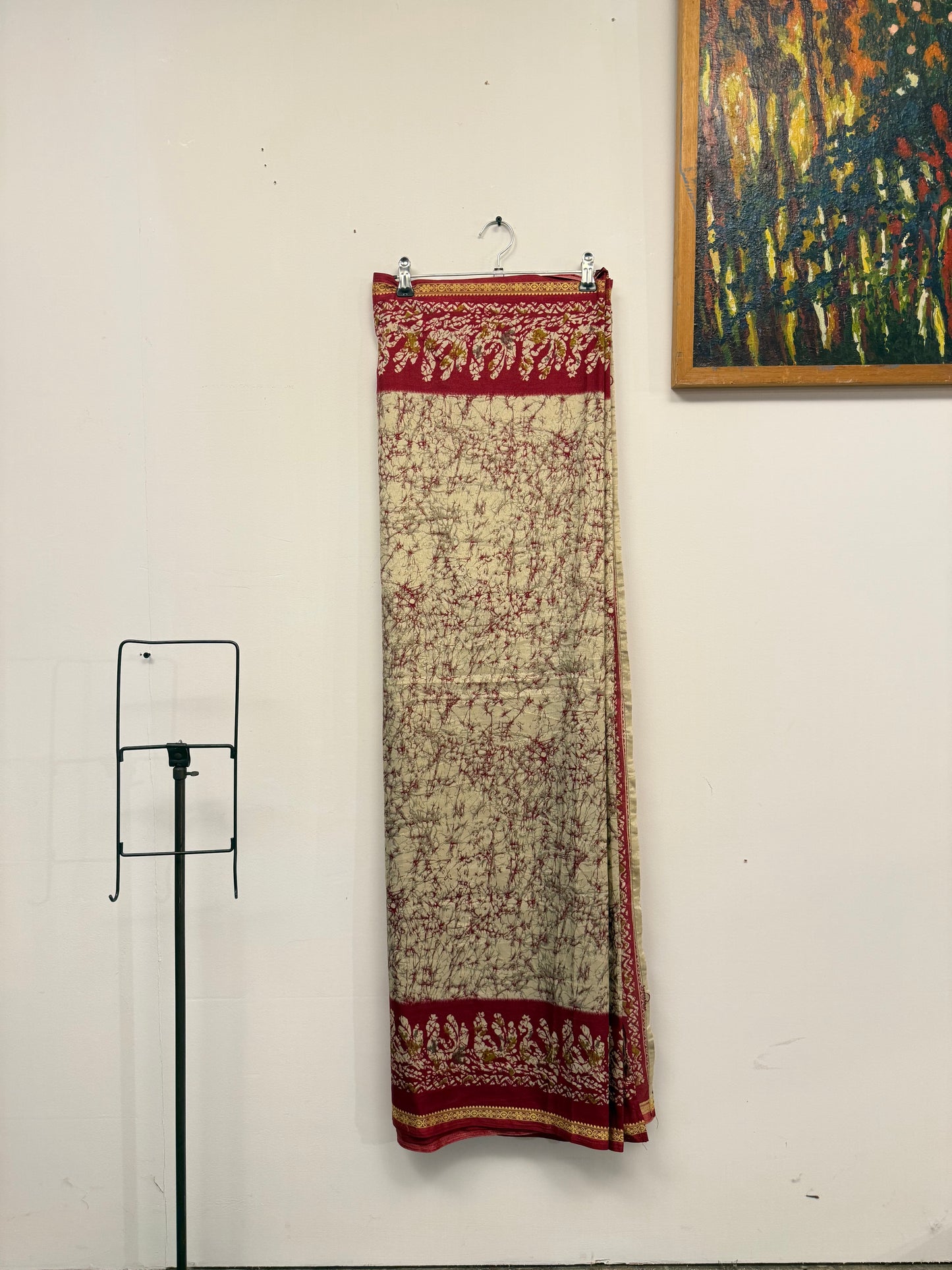 Vintage Pure Silk Saree Fabric