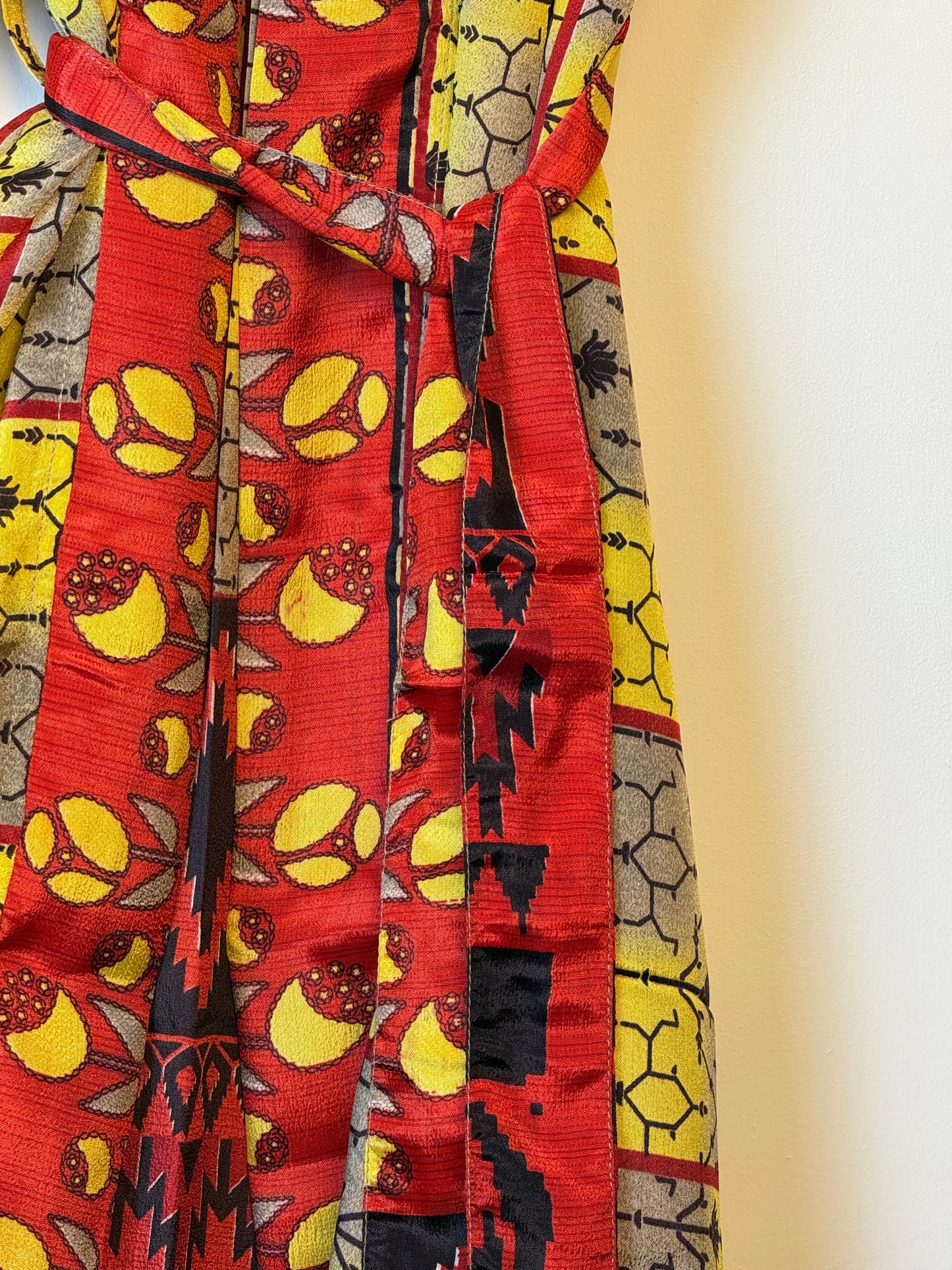 Vintage Saree Silk Kimono / Duster - Long