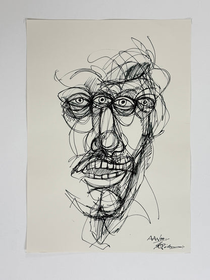 Monochromatic Original Artwork No.276 - ARTHUR ALLAN WILSON, Scottish | 1944-2024