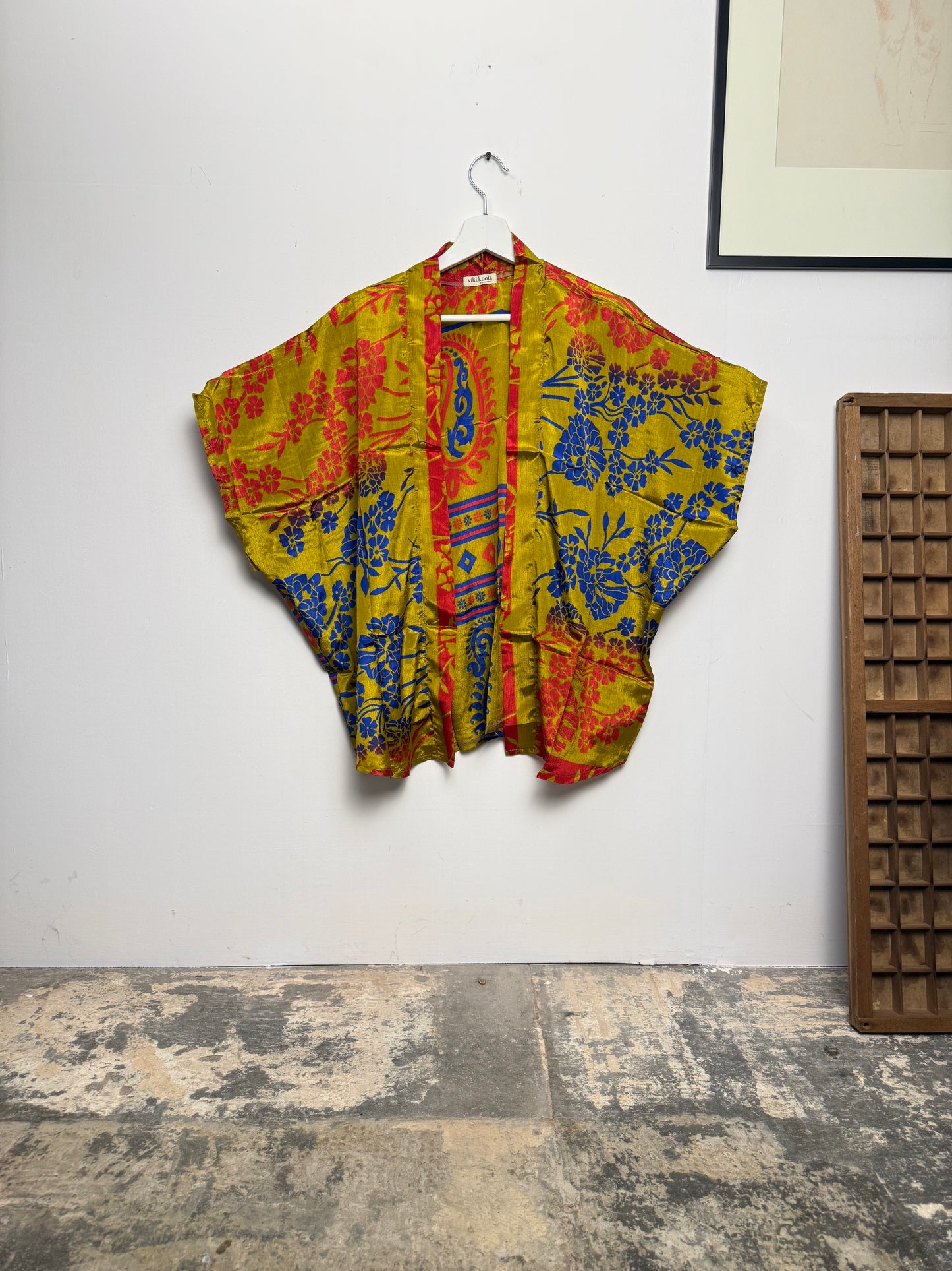 Vintage Saree Silk Shrug Blouse