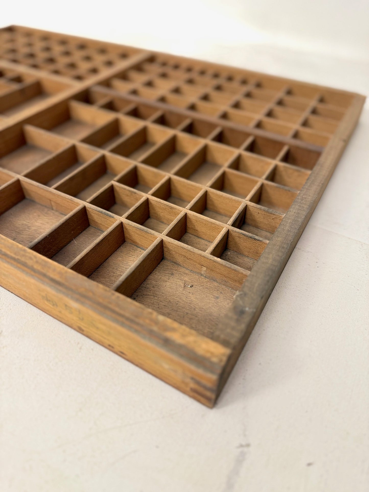 A 1950's French Printers Typeset Tray No 1