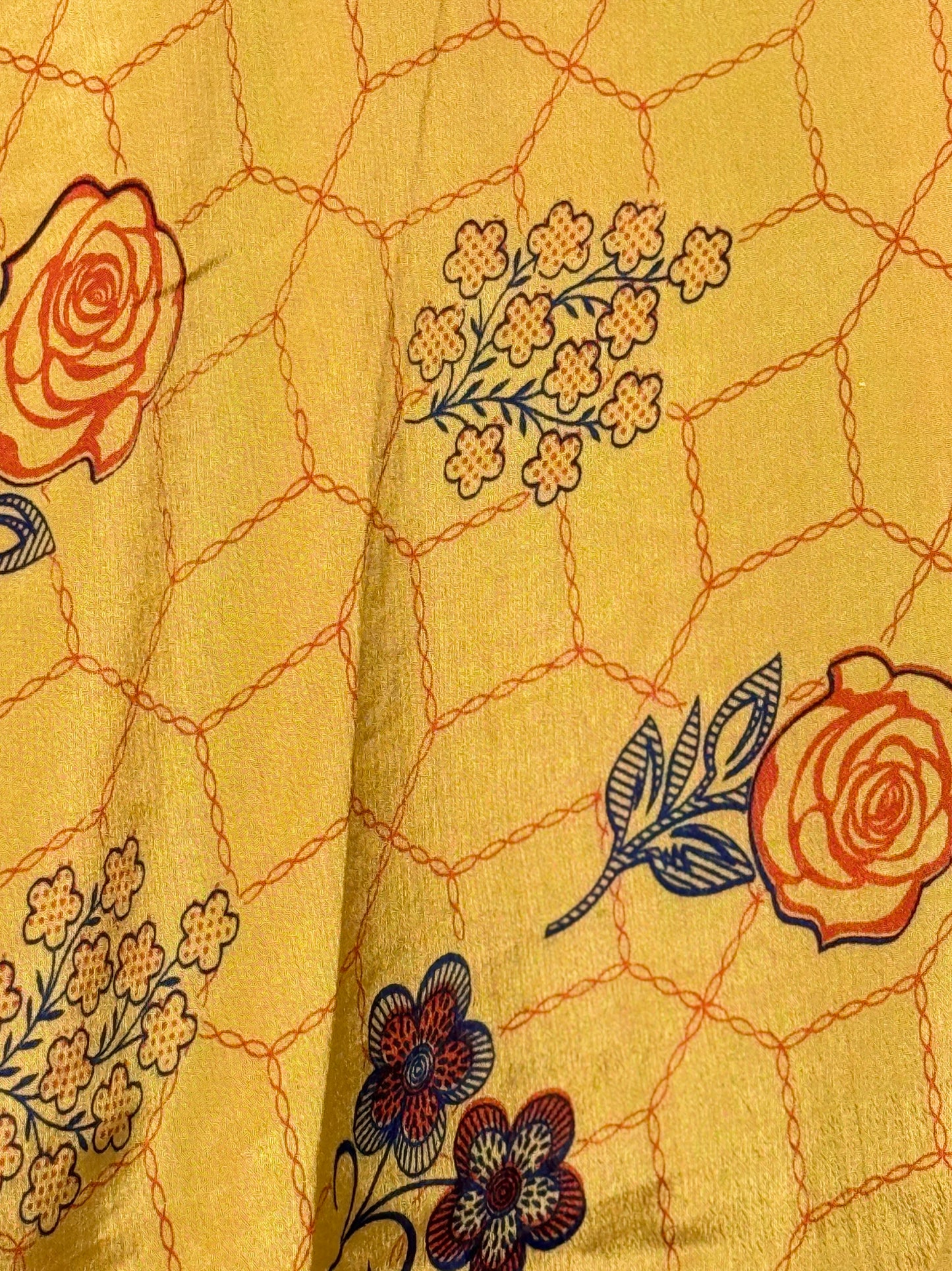 Vintage Saree Silk Wrap Skirt