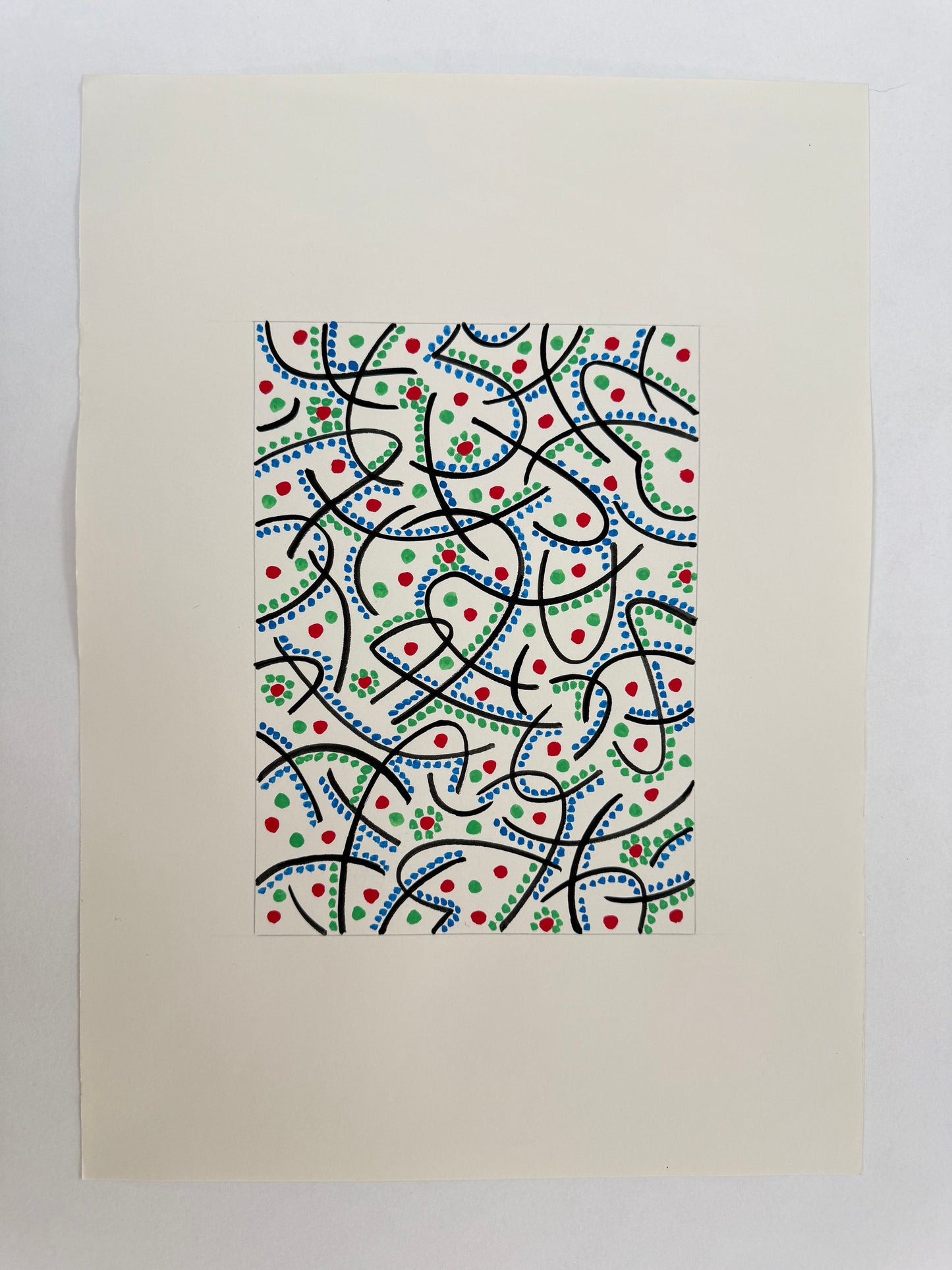 Pointillist Ink on Paper Original Artwork No.22 - ARTHUR ALLAN WILSON, Scottish | 1944-2024