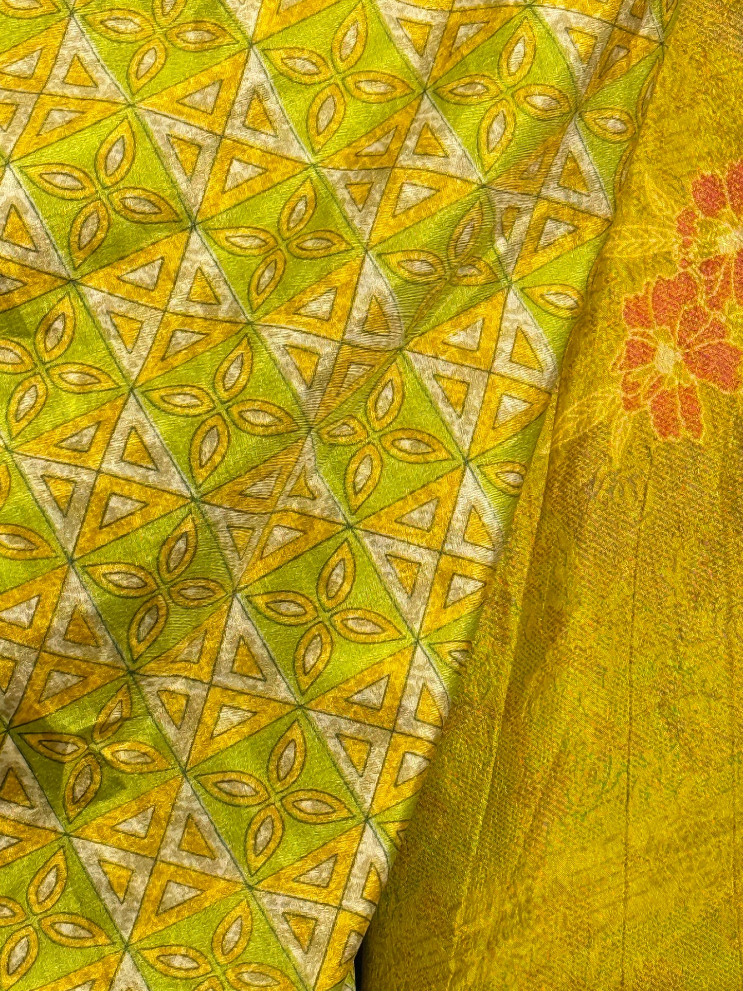 Vintage Saree Silk Wrap Skirt