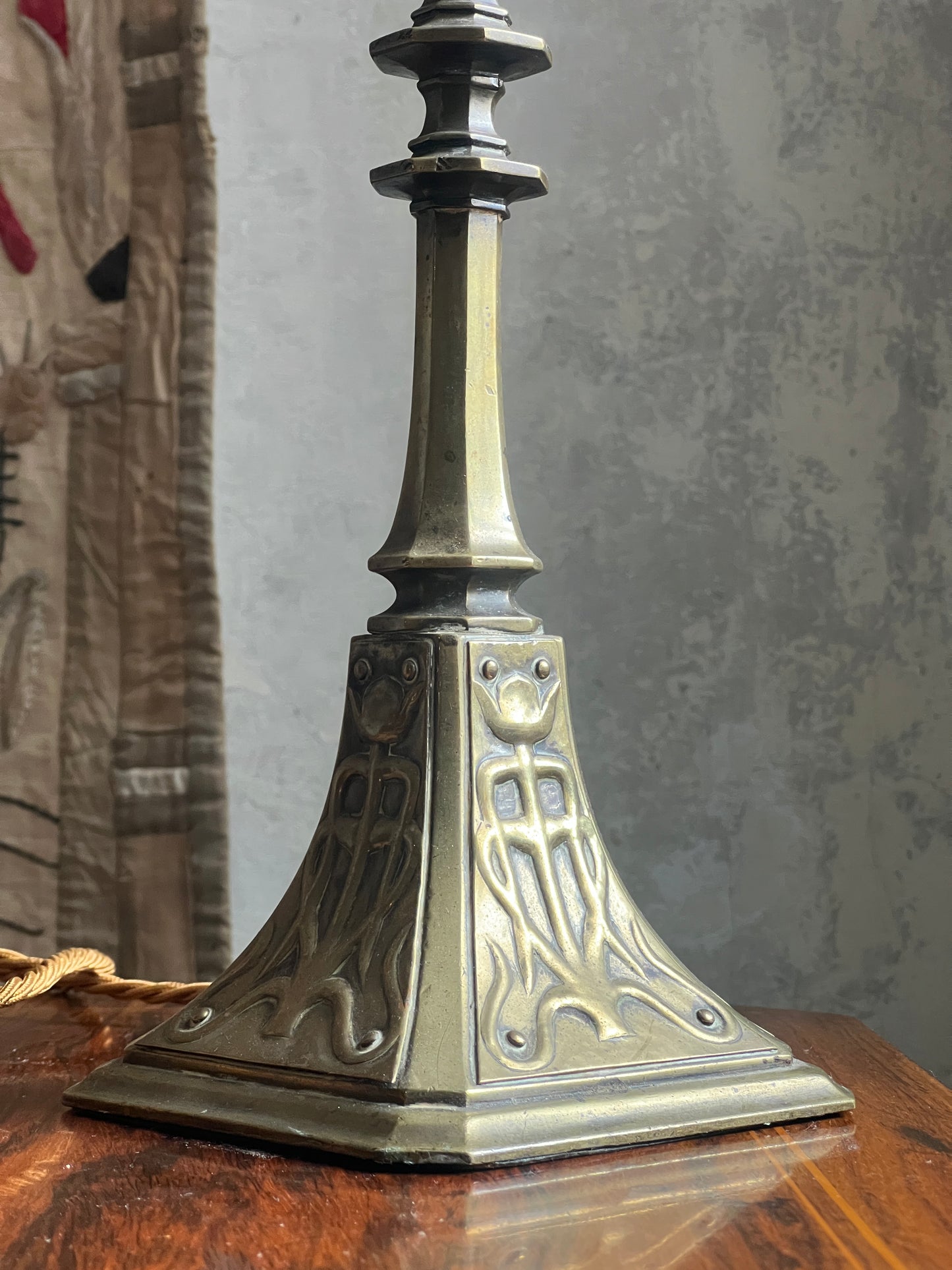 An Art Nouveau Table Lamp