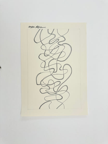 Monochromatic Original Artwork No.219 - ARTHUR ALLAN WILSON, Scottish | 1944-2024