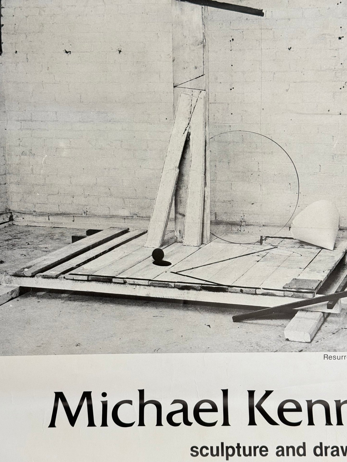 MICHAEL KENNY sculpture and drawings, Bluecoat Gallery | Art Poster