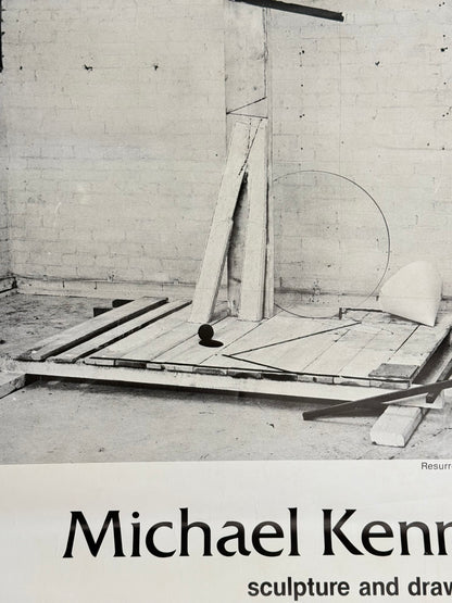 MICHAEL KENNY sculpture and drawings, Bluecoat Gallery | Art Poster