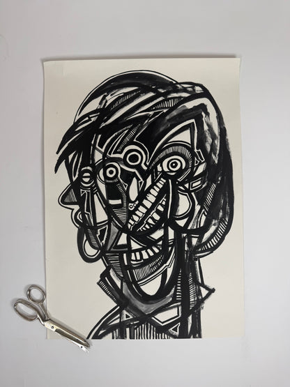 Monochromatic Original Artwork No.318 - ARTHUR ALLAN WILSON, Scottish | 1944-2024