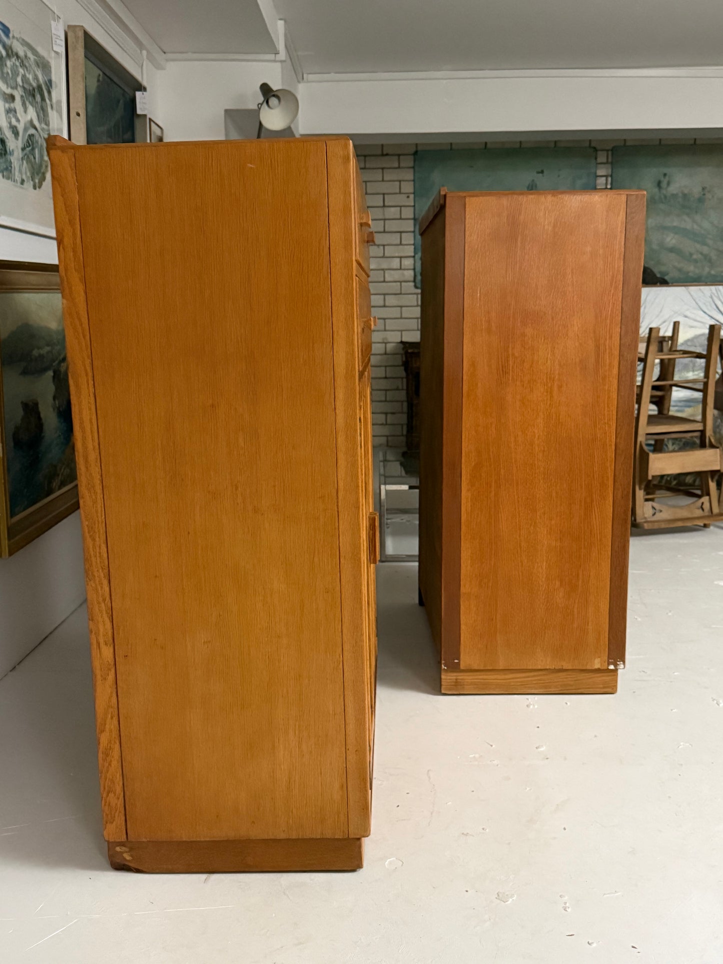 A Pair of Tallboys from the Post War Utility Furniture Scheme