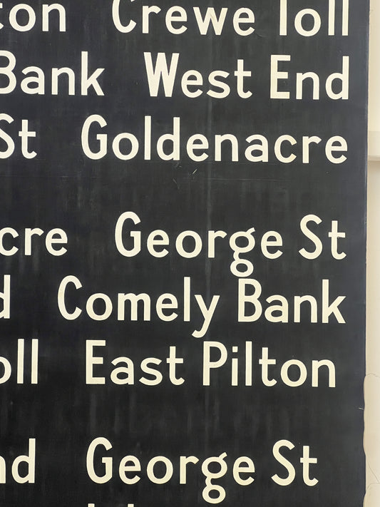 Edinburgh Destination Bus Blind - Blackhall