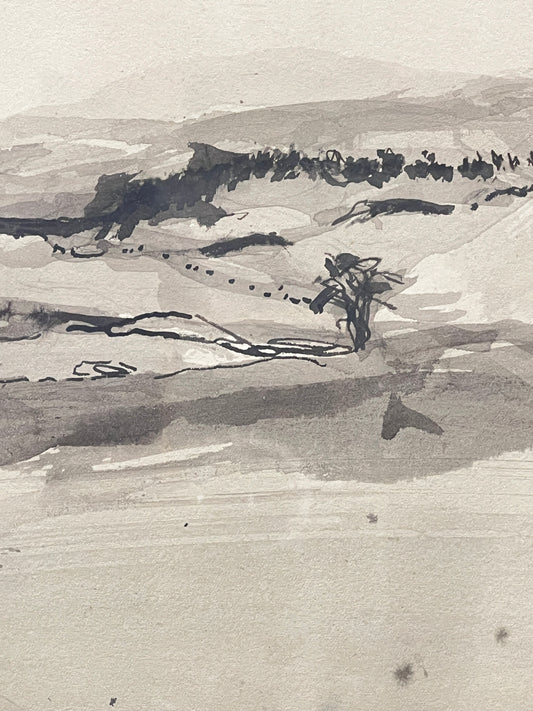 Ink and Wash Landscape | Kate Rhodes (British, b.1966) 1989