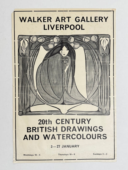 20th Century British Drawings and Watercolours, Walker Art Gallery | Art Poster