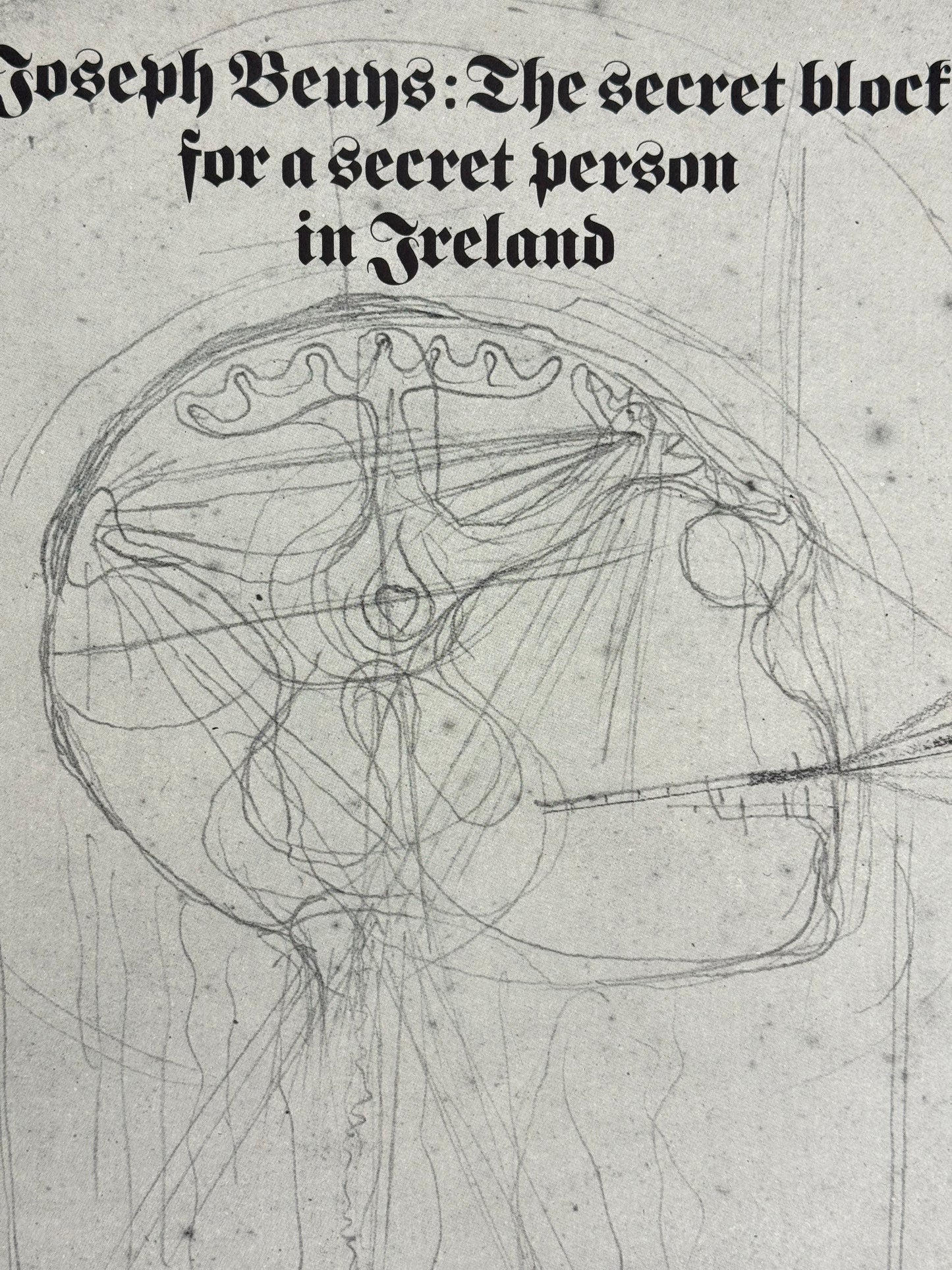 JOSEPH BEUYS: The secret block for a secret person in Ireland | Art Poster