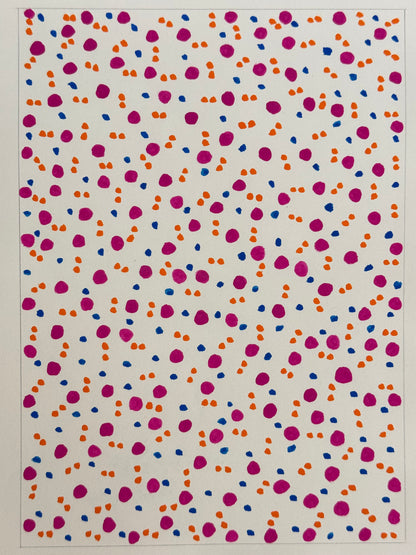 Pointillist Ink on Paper Original Artwork No.28- ARTHUR ALLAN WILSON, Scottish | 1944-2024