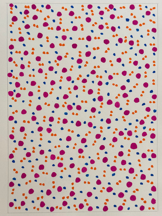 Pointillist Ink on Paper Original Artwork No.28- ARTHUR ALLAN WILSON, Scottish | 1944-2024