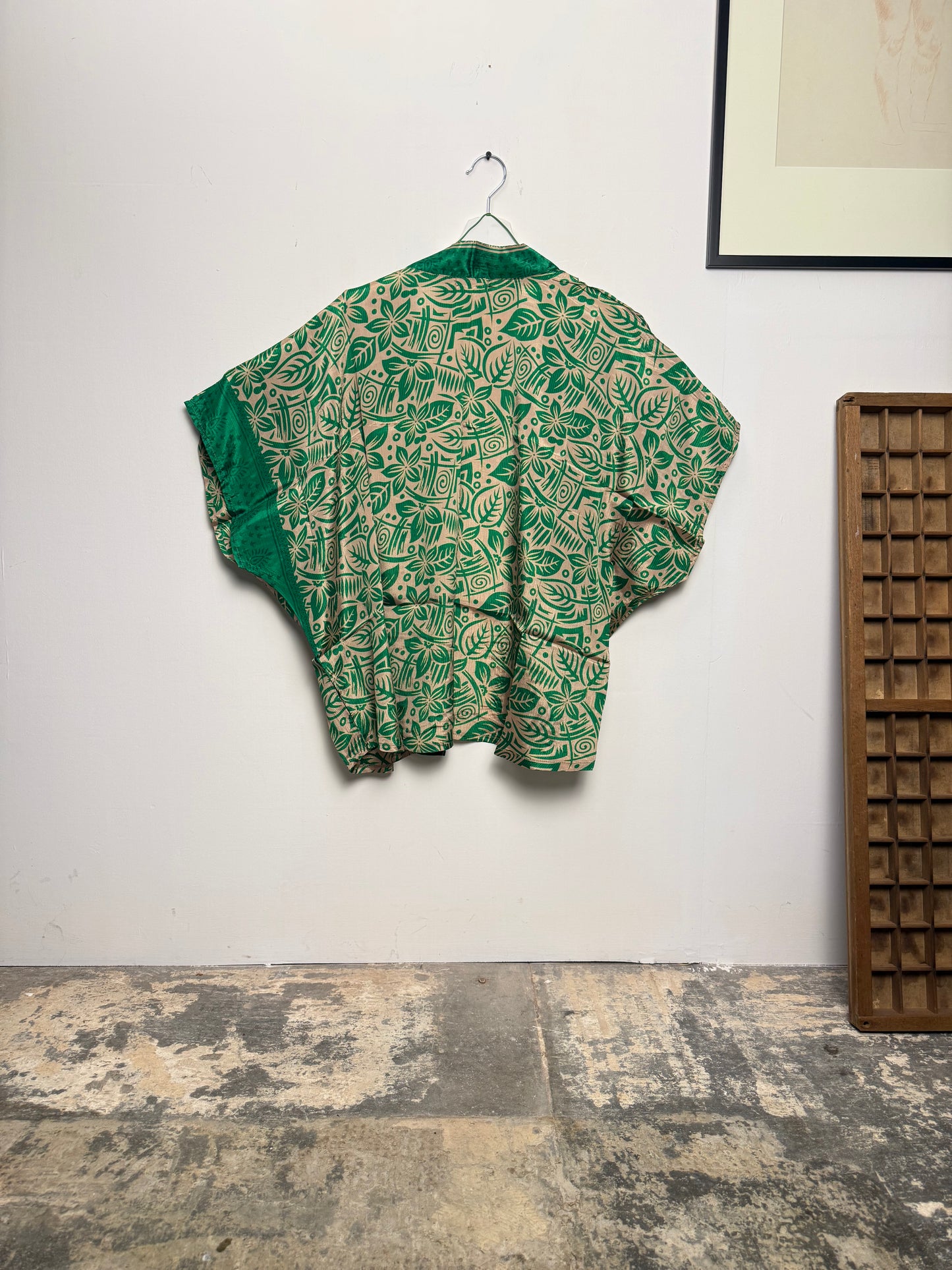 Vintage Saree Silk Shrug Blouse