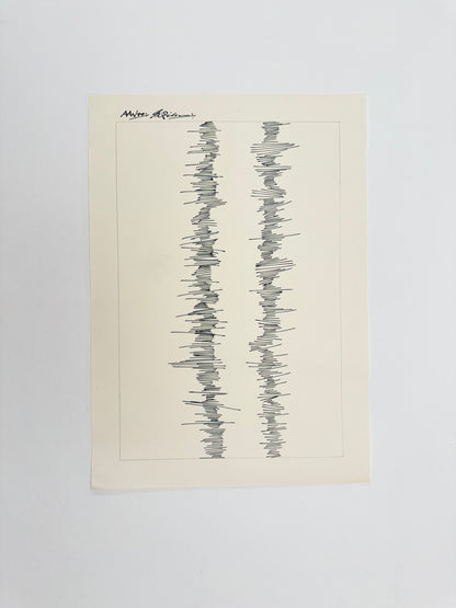 Monochromatic Original Artwork No.217 - ARTHUR ALLAN WILSON, Scottish | 1944-2024