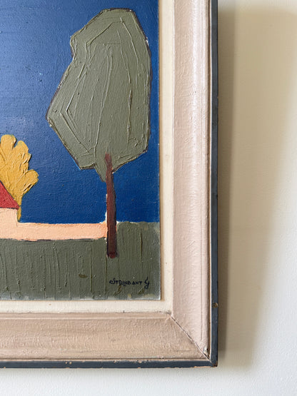 G. Stroobant, Belgian Modernist Landscape, c.1960
