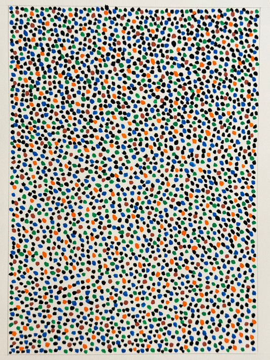 Pointillist Ink on Paper Original Artwork No.16- ARTHUR ALLAN WILSON, Scottish | 1944-2024