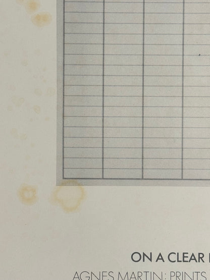 AGNES MARTIN : Prints & Drawings, Scottish National Gallery of Modern Art | Art Poster