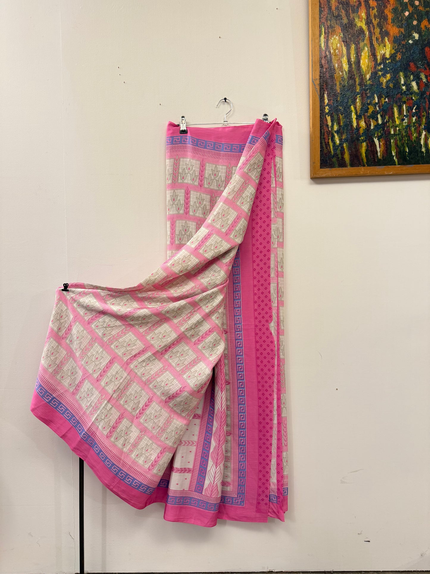 Vintage Pure Silk Saree Fabric