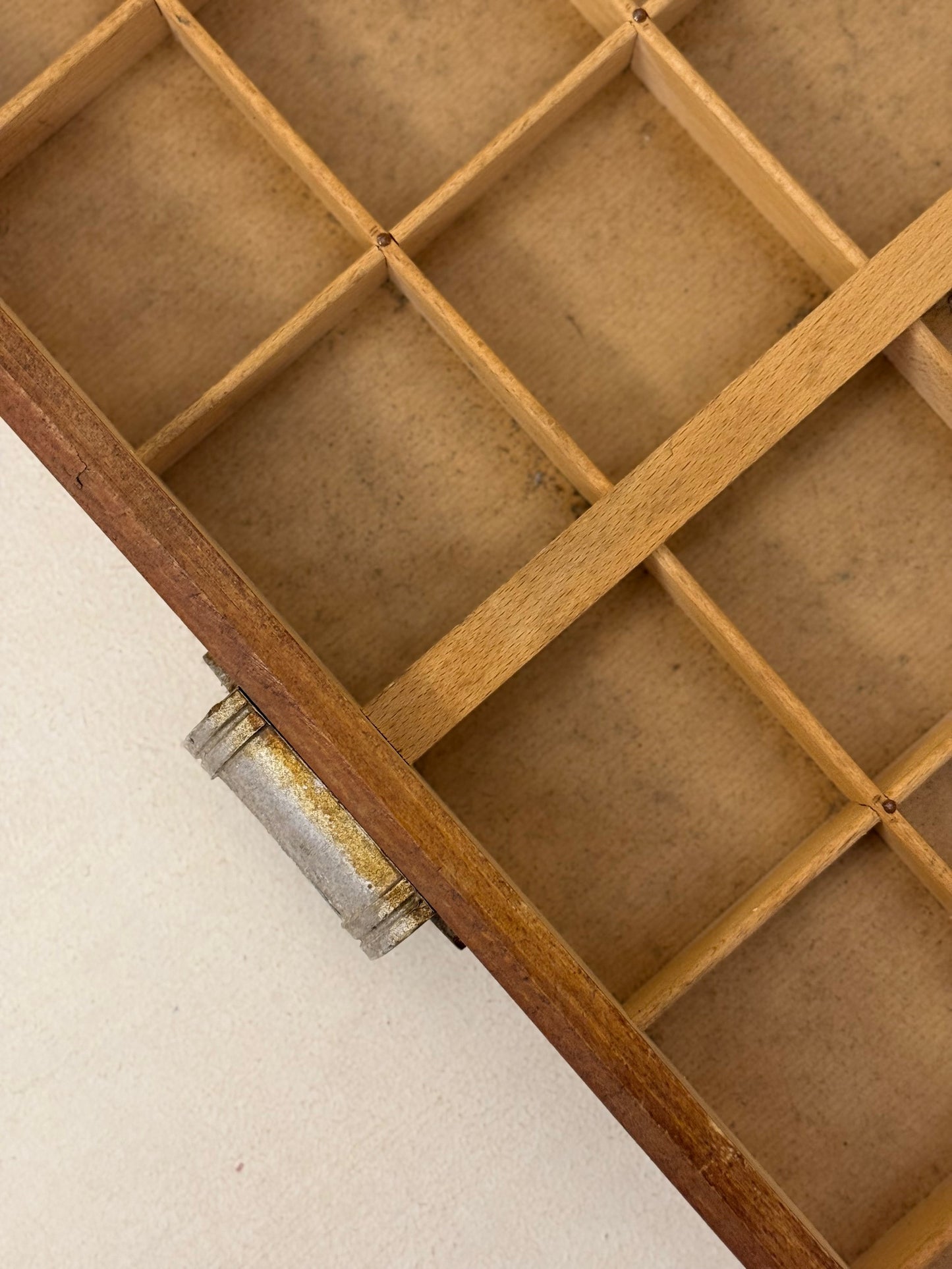 A 1950's French Printers Typeset Tray No 3