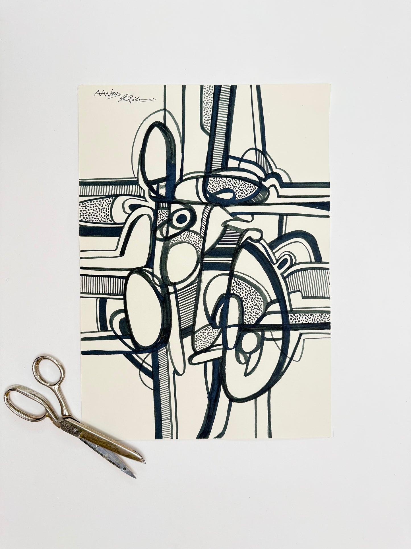 Monochromatic Original Artwork No.247 - ARTHUR ALLAN WILSON, Scottish | 1944-2024
