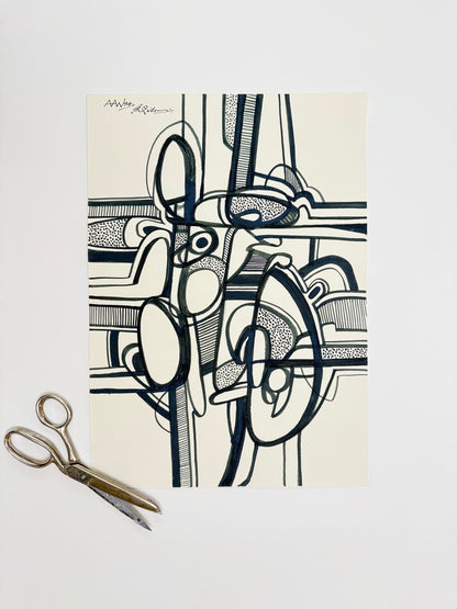 Monochromatic Original Artwork No.247 - ARTHUR ALLAN WILSON, Scottish | 1944-2024