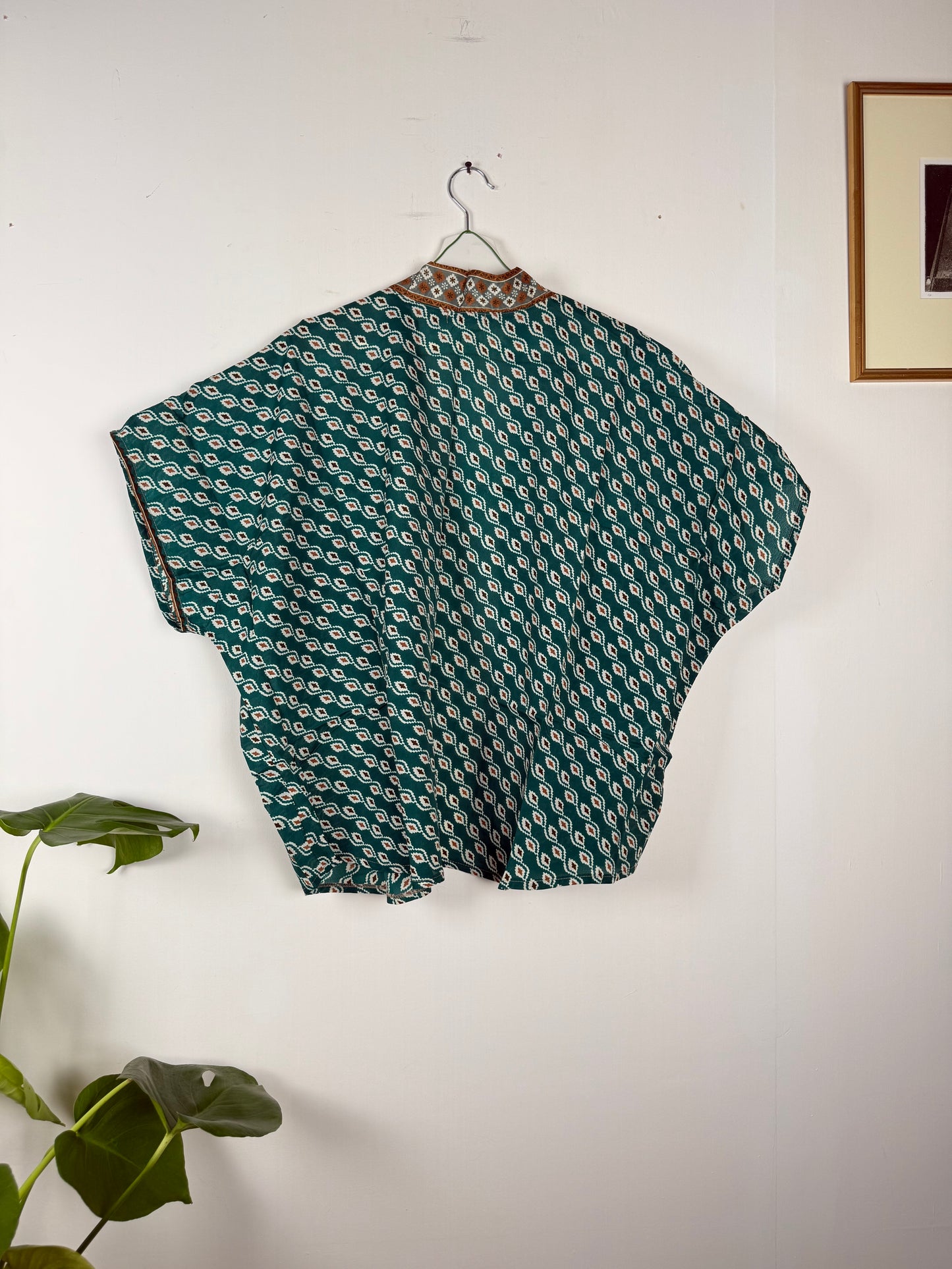 Vintage Saree Silk Shrug Blouse