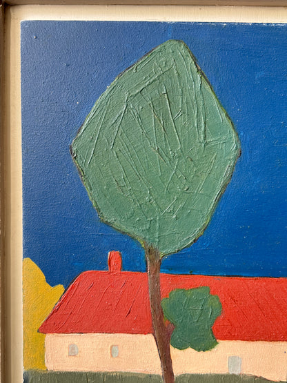 G. Stroobant, Belgian Modernist Landscape, c.1960